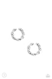Paparazzi Hey, Hot CUFF! - Silver Cuff Earrings