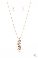 Paparazzi Pearls Before VINE - Gold Necklace