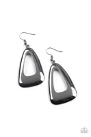 Paparazzi Irresistibly Industrial - Black Earrings
