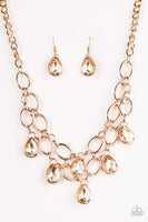 Paparazzi Show-Stopping Shimmer - Gold Necklace
