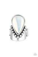Paparazzi Opal Mist - White Ring