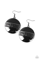 Paparazzi Ultra Uptown - Black Earrings