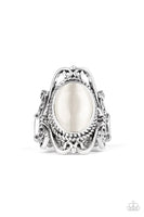 Paparazzi Fairytale Flair - White Ring