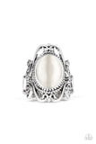 Paparazzi Fairytale Flair - White Ring