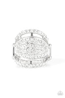 Paparazzi The Seven-FIGURE Itch - White Ring