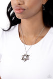 Paparazzi Enigmatic Edge - Silver Necklace