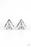 Paparazzi Prismatic Shine - Black Post Earrings