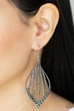 Paparazzi Showcase Sparkle - Silver Earrings