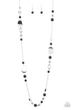 Paparazzi Serenely Springtime - Black Necklace