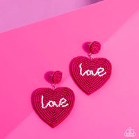 Paparazzi Sweet Seeds - Pink Post Earrings
