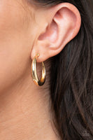 Paparazzi Lay It On Thick - Gold Earrings