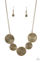 Paparazzi Self DISC-overy - Brass Necklace