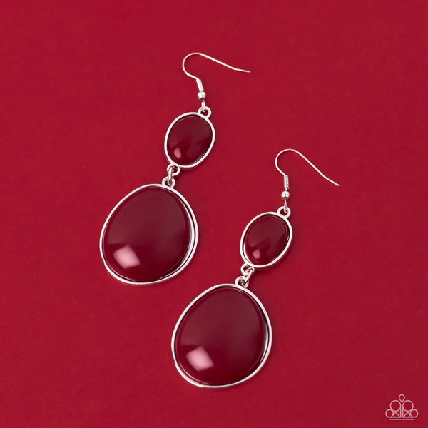 Paparazzi Soulful Samba - Red Earrings