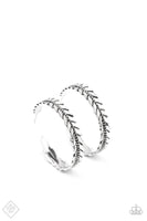Paparazzi Flew The Nest - Silver Hoop Earrings