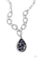 Paparazzi Tangible Tranquility - Black Necklace