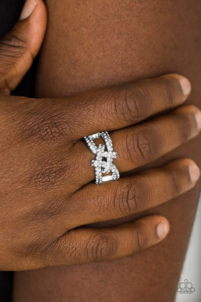 Paparazzi Can Only Go UPSCALE From Here - White Ring