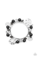 Paparazzi Charming Treasure - Black Bracelet