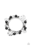 Paparazzi Charming Treasure - Black Bracelet