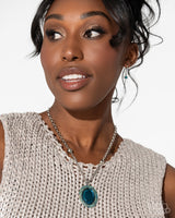 Paparazzi Manufactured Majesty - Blue Necklace
