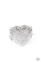 Paparazzi Romantic Escape - White Ring