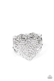 Paparazzi Romantic Escape - White Ring