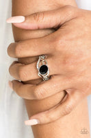 Paparazzi Couldn’t Care FLAWLESS - Black Ring