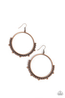 Paparazzi Ultra Untamable - Copper Earrings