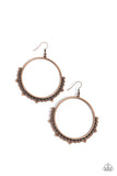 Paparazzi Ultra Untamable - Copper Earrings