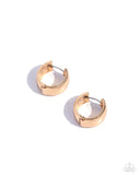 Paparazzi Signature Sheen - Gold Hoop Earrings