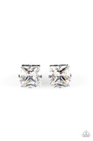 Paparazzi Prima Donna Drama - Black Post Earrings