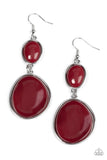 Paparazzi Soulful Samba - Red Earrings