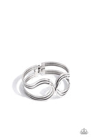 Paparazzi Shockwave Attitude - Silver Bracelet