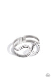 Paparazzi Shockwave Attitude - Silver Bracelet