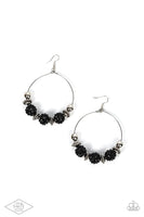 Paparazzi I Can Take a Compliment - Black Earrings