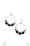 Paparazzi I Can Take a Compliment - Black Earrings