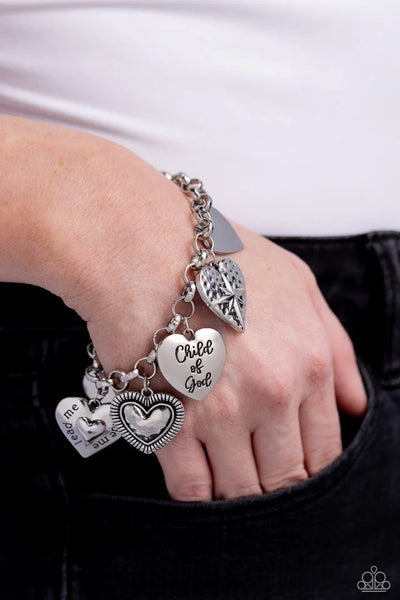 Paparazzi Child of God - Silver Bracelet