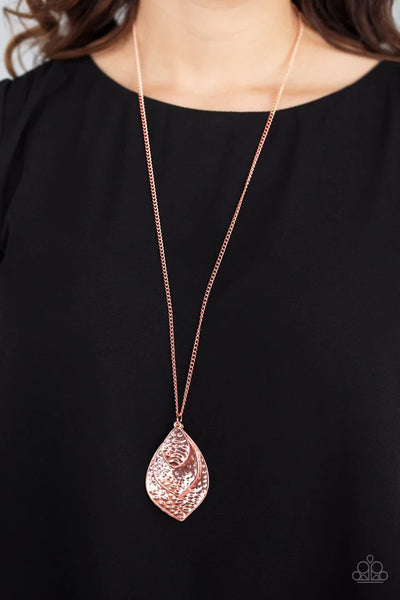Paparazzi Changing Leaves - Copper Necklace