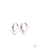 Paparazzi Monochromatic Makeover - Silver Hoop Earrings