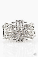 Paparazzi Showbiz Beauty - White Ring