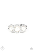 Paparazzi Shut The Front DIOR! - White Ring