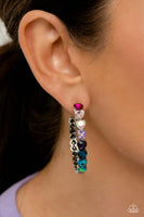 Paparazzi Hypnotic Heart Attack - Multi Hoop Earrings
