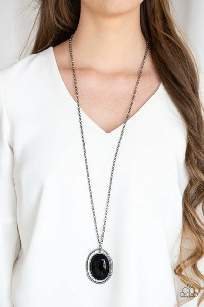 Paparazzi Harbor Harmony - Black Necklace