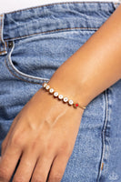 Paparazzi I Cant Believe It! - Gold Bracelet