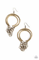 Paparazzi Don’t Go CHAINg-ing - Brass Earrings