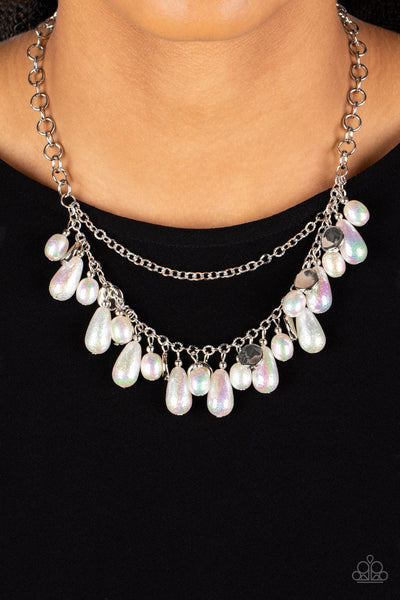 Paparazzi Interstellar Serenity - White Necklace