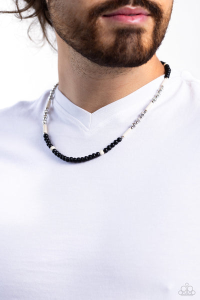 Paparazzi Volcanic Valiance - White Urban Necklace