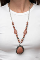 Paparazzi Southwest Paradise - Brown Necklace