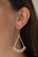 Paparazzi Top to Bottom - Brown Earrings