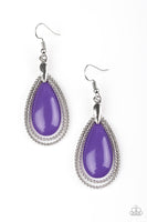 Paparazzi Spring Splendor - Purple Earrings