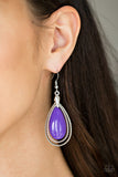 Paparazzi Spring Splendor - Purple Earrings